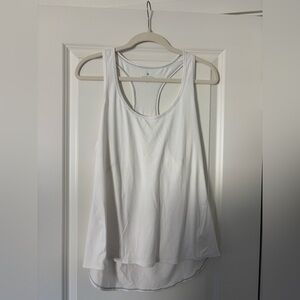 Athleta White Racerback Tank